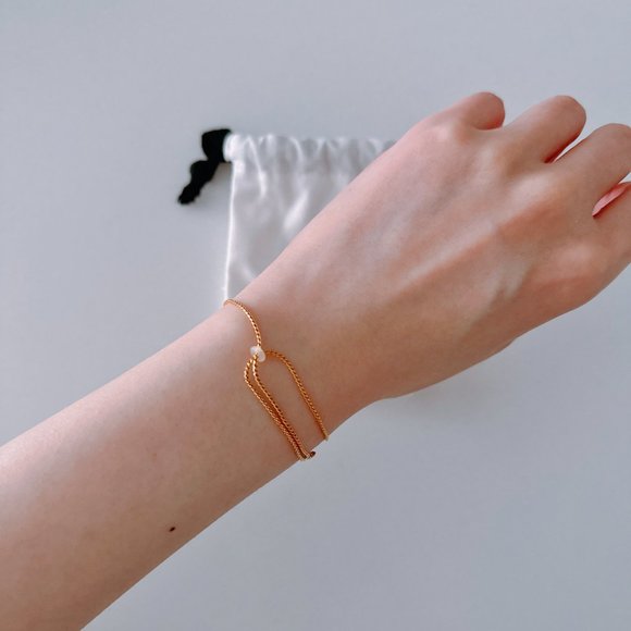 Adornmonde Malcom Gold Adjustable Bracelet - Picture 3 of 4